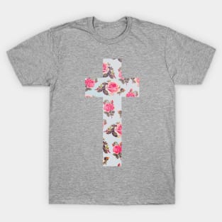 Floral Cross T-Shirt